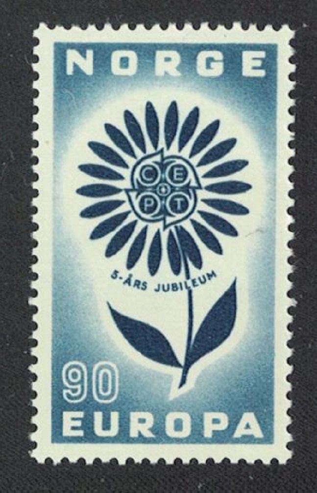 Norway Europa CEPT &#39;Flower&#39; 1964 MNH SG#572