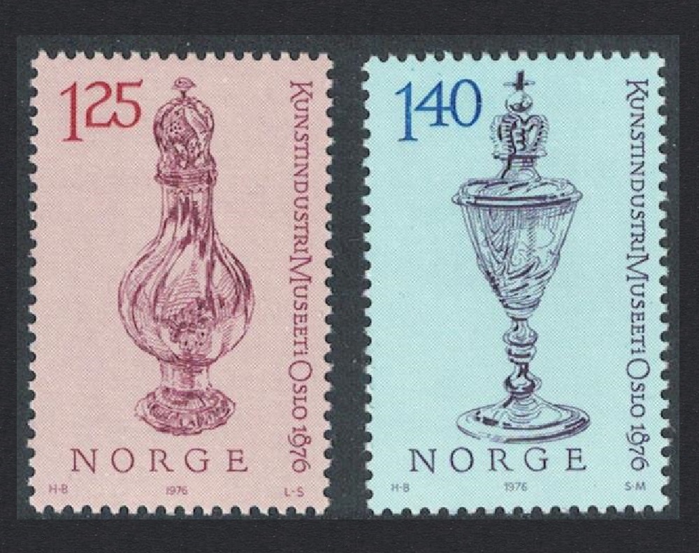 Norway Oslo Museum of Applied Art 2v 1976 MNH SG#755-756 Sc#673-674