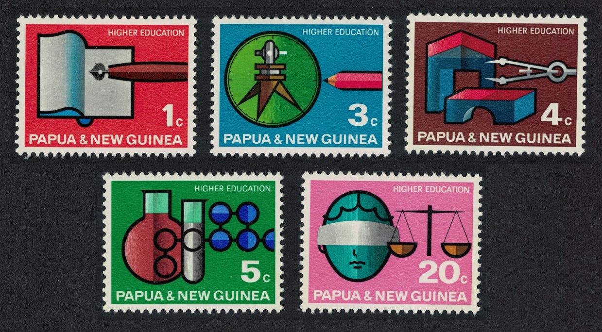 Papua New Guinea Higher Education 4v 1967 MNH SG#104-108