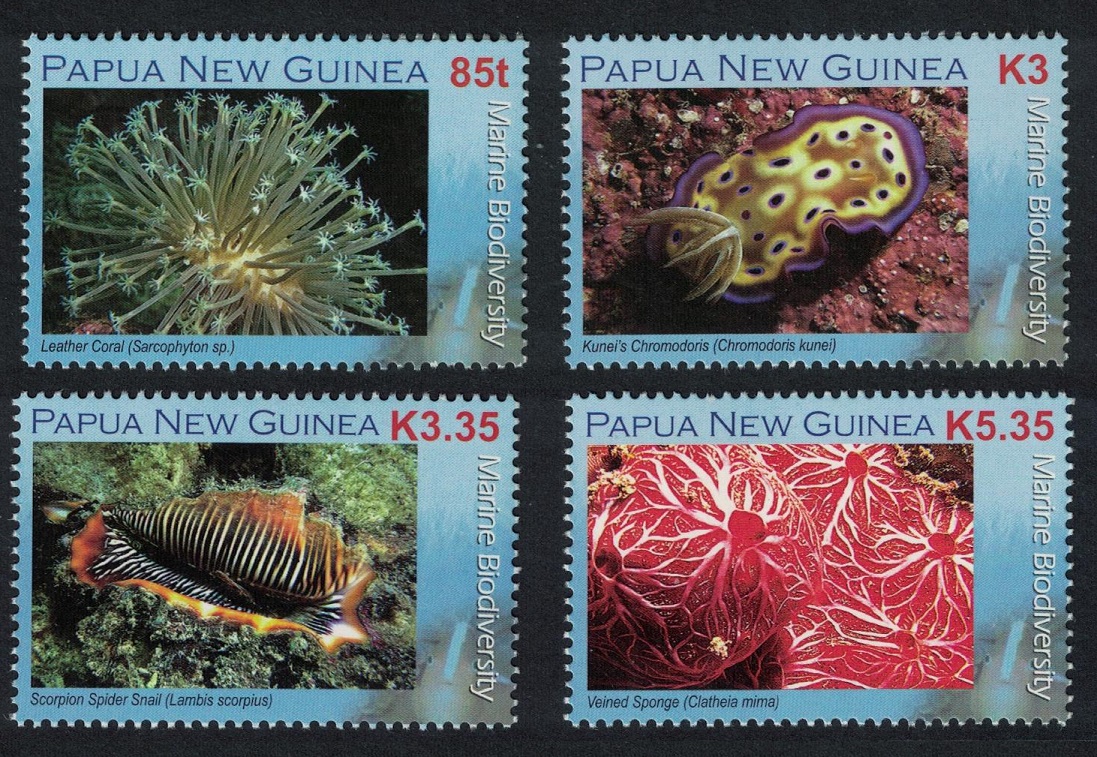 Papua New Guinea Marine Biodiversity 4v 2008 MNH SG#1233-1236