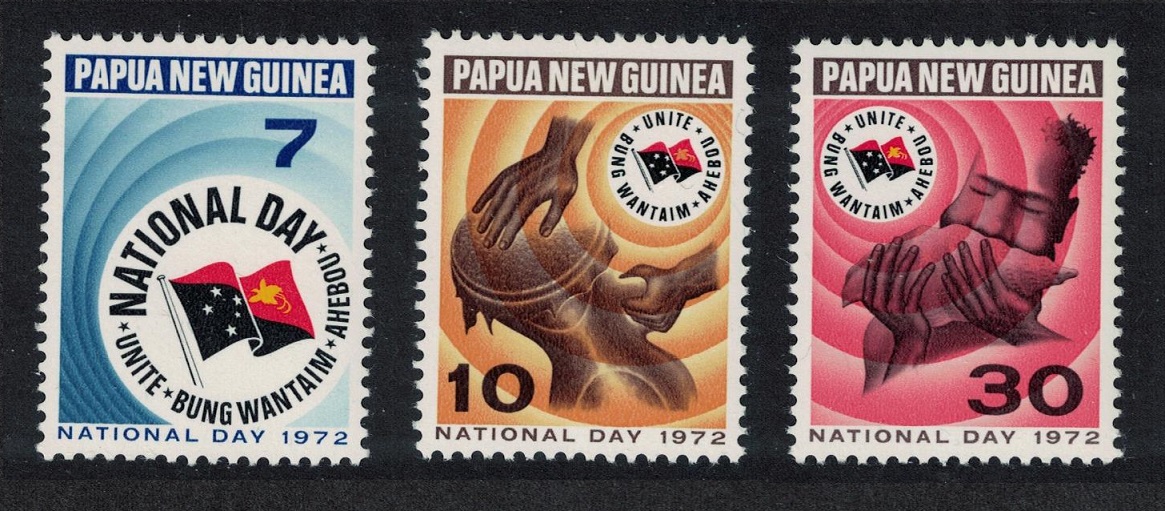 Papua New Guinea Music National Day 3v 1972 MNH SG#224-226 MI#227-229 Sc#352-354