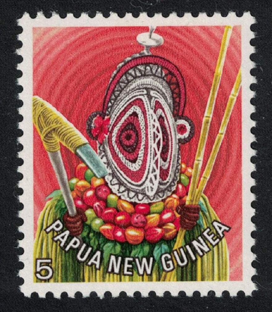 Papua New Guinea Masked dancer Abelam area of Maprik 5c 1978 MNH SG#319 Sc#446