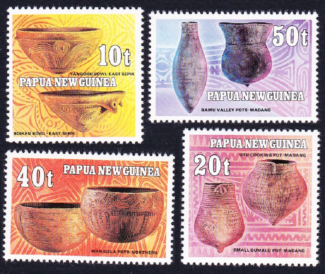 Papua New Guinea Native Pottery 4v 1982 MNH SG#430-433 MI#431-434 Sc#558-561