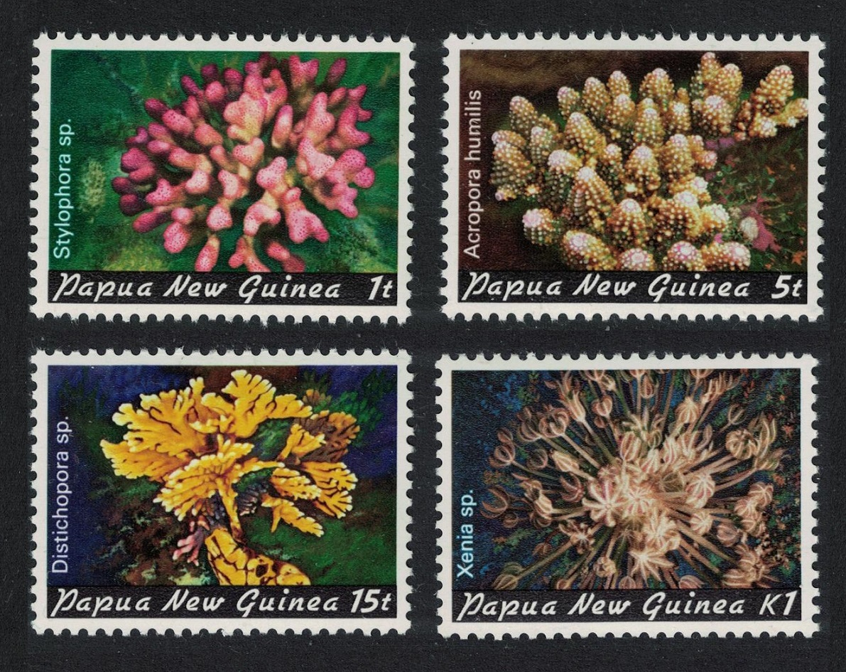 Papua New Guinea Corals 4v 1982 MNH SG#438=451 Sc#566-569