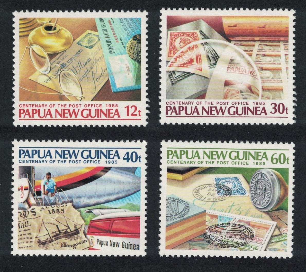 Papua New Guinea PNG Post Office 4v 1985 MNH SG#507-510 MI#504-507 Sc#627-630