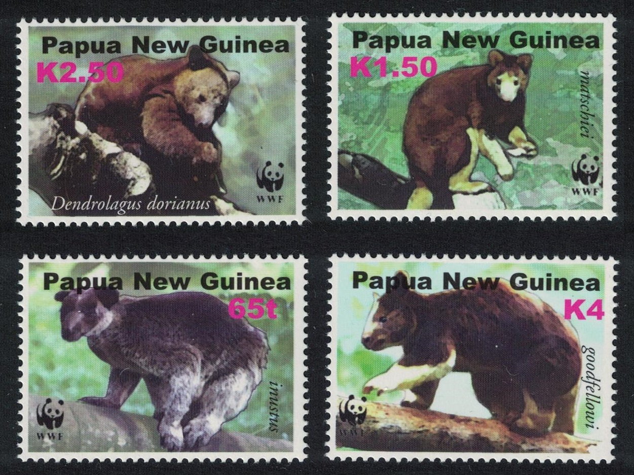 Papua New Guinea WWF Tree-kangaroos 4v 2003 MNH SG#989-992 MI#1017-1020 Sc#1090 a-d