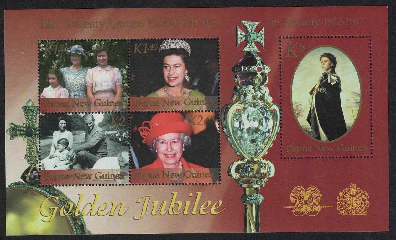 Papua New Guinea Queen Elizabeth II Golden Jubilee MS 2002 MNH SG#MS918 Sc#1023