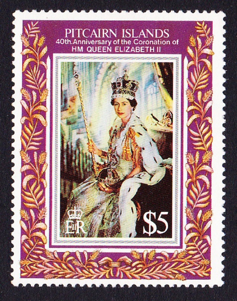 Pitcairn Islands 40th Anniversary of Coronation 1993 MNH SG#430 MI#412 Sc#383