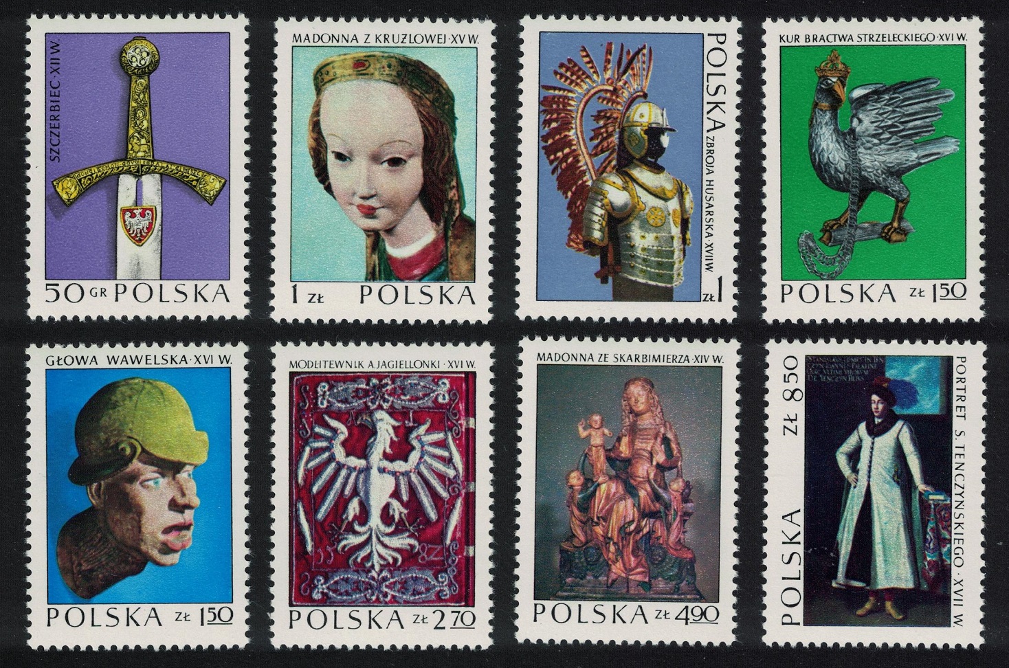 Poland Polish Art 8v 1973 MNH SG#2222-2229