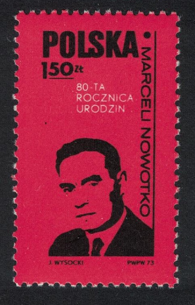 Poland 80th Birth Anniversary of Marceli Nowotko party leader 1973 MNH SG#2249