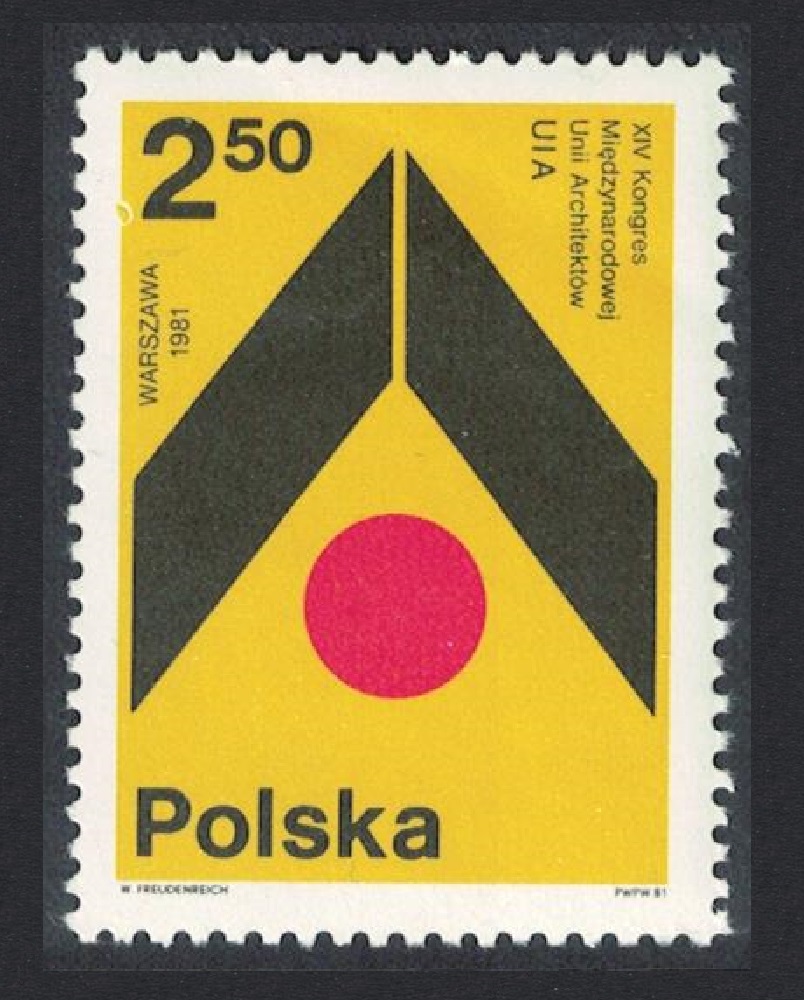 Poland 14th International Architects&#39; Union Congress Warsaw 1981 MNH SG#2751