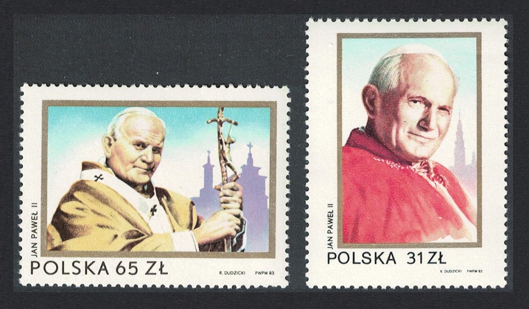 Poland Papal Visit 2v 1983 MNH SG#2881-2882 Sc#2574-2575