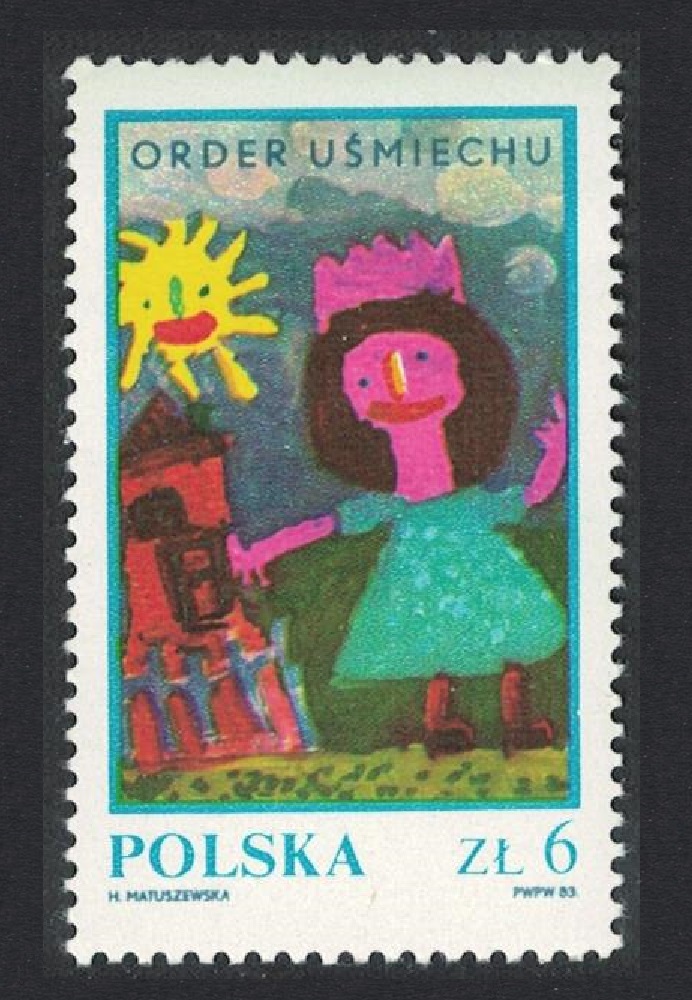 Poland &#39;Order of the Smile&#39; Politeness Publicity Campaign 1983 MNH SG#2892