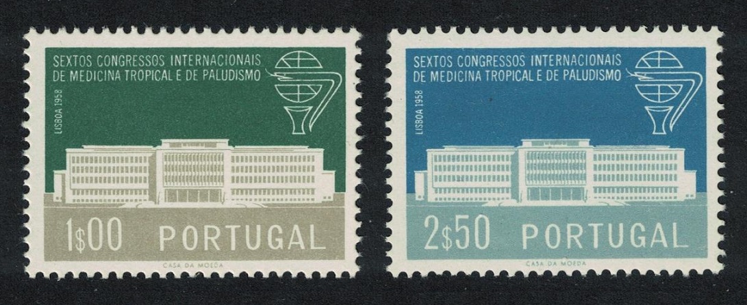 Portugal 6th International Congress of Tropical Medicine 2v 1958 MNH SG#1154-1155