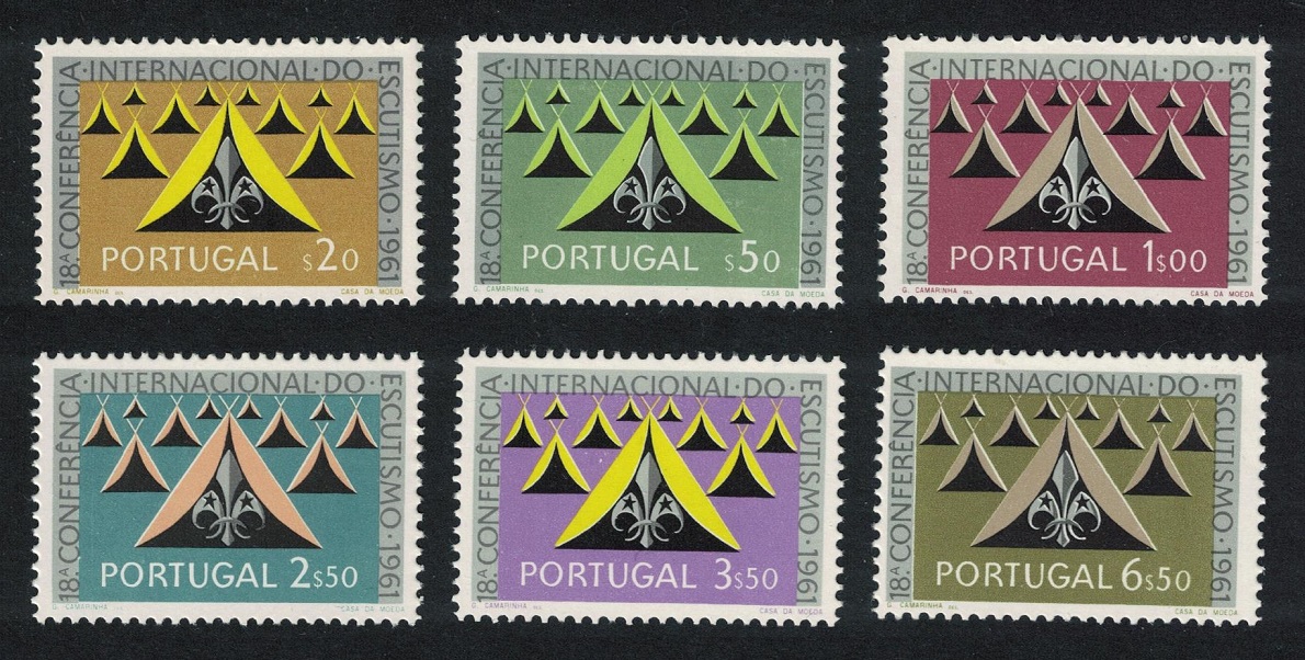 Portugal 18th International Scout Conference 1961 6v 1962 MNH SG#1203-1208