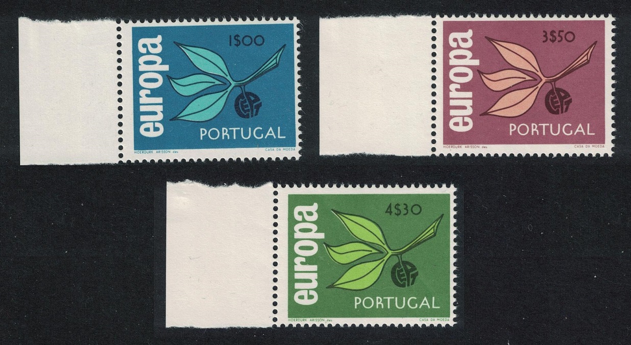 Portugal Europa CEPT 3v margins 1965 MNH SG#1276-1278