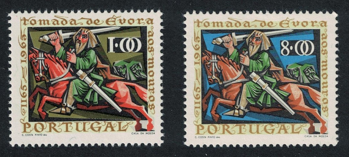 Portugal 800th Anniversary of Reconquest of Evora 2v 1966 MNH SG#1292-1293