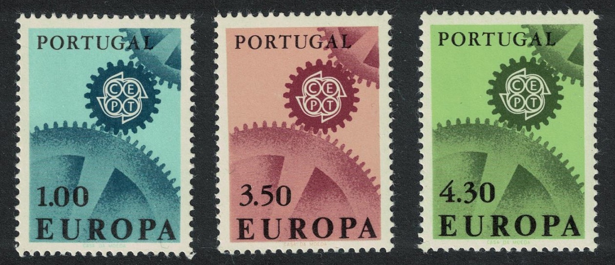 Portugal Europa CEPT 3v 1967 MNH SG#1312-1314 MI#1026-1028