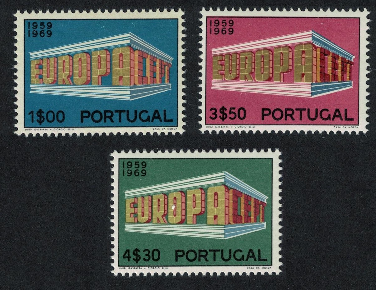 Portugal Europa CEPT 3v 1969 MNH SG#1356-1358 MI#1070-1072