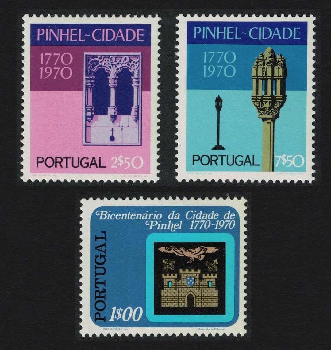 Portugal Pinhel&#39;s Status as a City 3v 1972 MNH SG#1464-1466