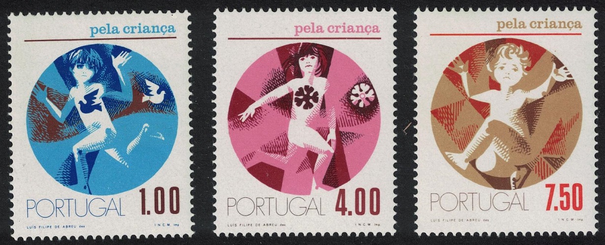 Portugal &#39;For the Child&#39; 3v 1973 MNH SG#1506-1508