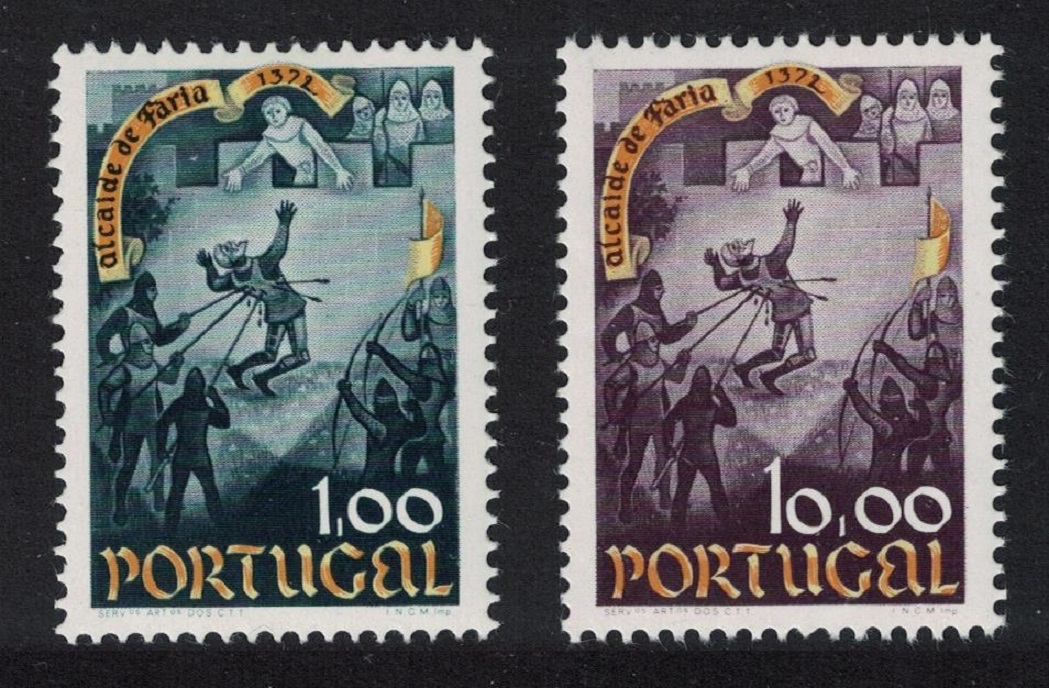 Portugal Defence of Faria Castle 2v 1973 MNH SG#1522-1523