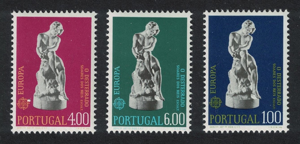 Portugal Sculptures Europa CEPT 3v 1974 MNH SG#1527-1529