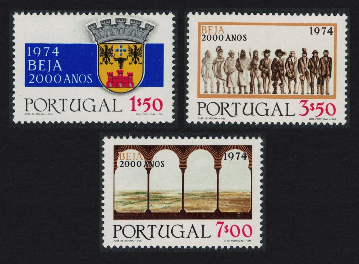 Portugal Bimillenary of Beja 3v 1974 MNH SG#1549-1551