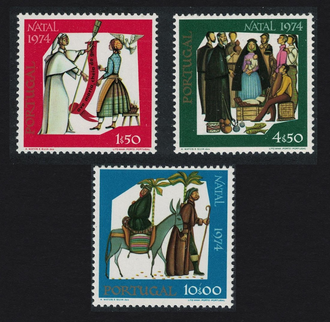 Portugal Christmas 3v 1974 MNH SG#1552-1554