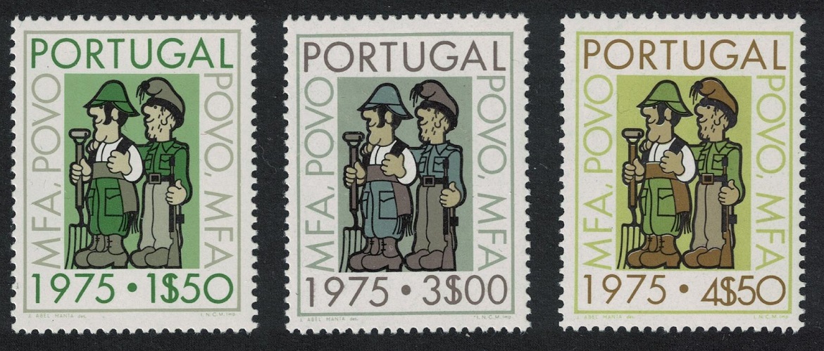 Portugal Cultural Progress 3v 1975 MNH SG#1561-1563