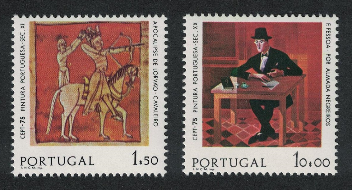 Portugal Paintings Europa 2v 1975 MNH SG#1570-1571