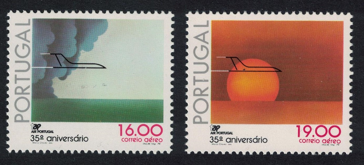 Portugal 35th Anniversary of TAP National Airline 2v 1979 MNH SG#1772-1773