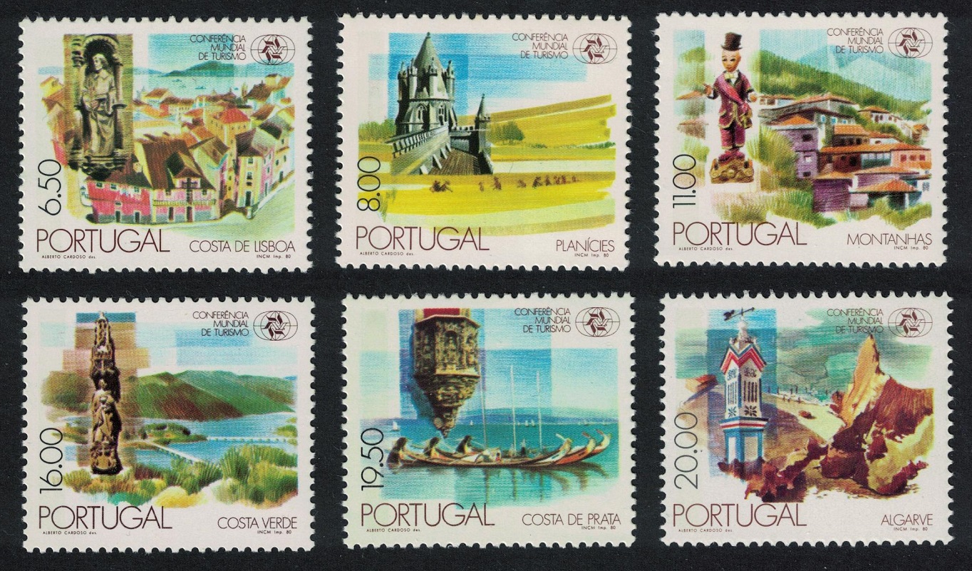 Portugal World Tourism Conference 6v 1980 MNH SG#1805-1810