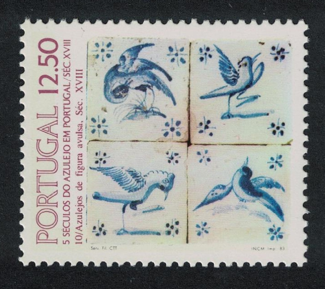 Portugal Birds Tiles 10th series 1983 MNH SG#1926