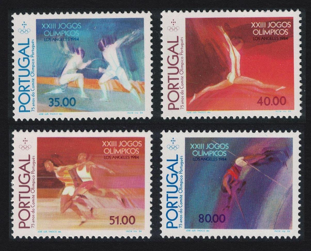 Portugal Olympic Games Los Angeles 4v 1984 MNH SG#1965-1968