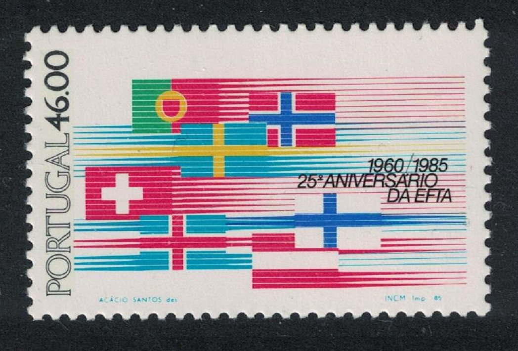 Portugal 25th Anniversary of European Free Trade Association 1985 MNH SG#1989