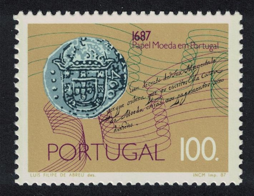 Portugal 300th Anniversary of Portuguese Paper Currency 1987 MNH SG#2082