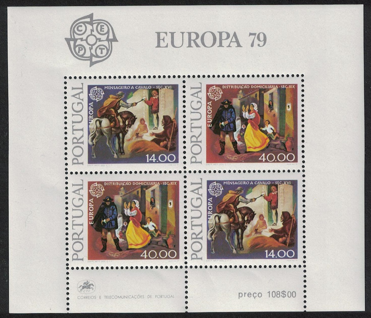 Portugal Europa CEPT MS 1979 MNH SG#MS1753 MI#Block 27