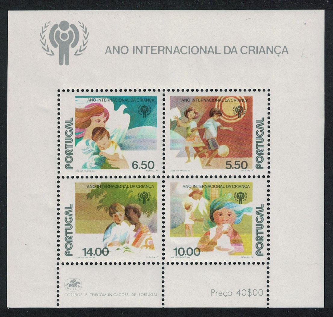 Portugal International Year of the Child MS 1979 MNH SG#MS1758