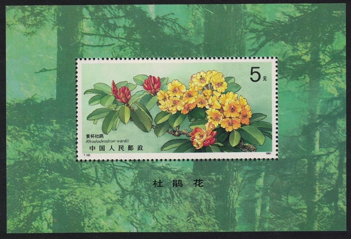 China Rhododendron MS 1991 MNH SG#MS3743 MI#Block 57 Sc#2338