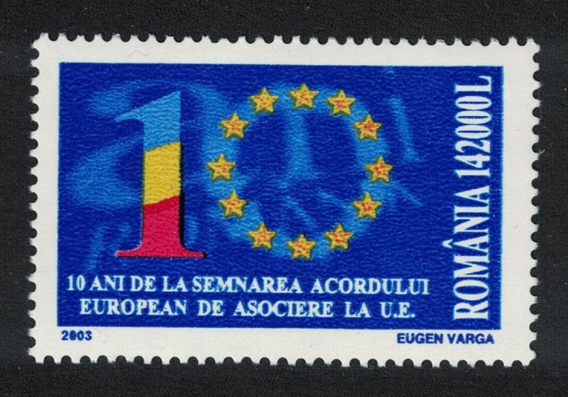 Romania 10th Anniversary of Signing of European Agreement 2003 MNH SG#6336 MI#5711