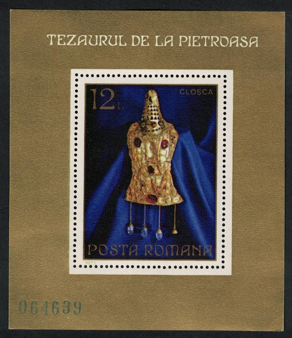 Romania Treasures of Pietroasa MS 1973 MNH SG#MS4016