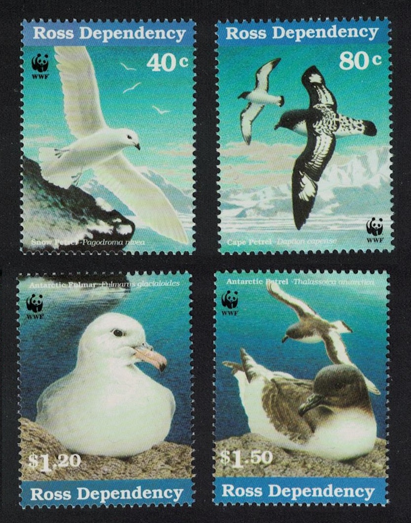 Ross Dependency WWF Antarctic Seabirds 4v 1997 MNH SG#44-47 MI#50-53 Sc#45-48