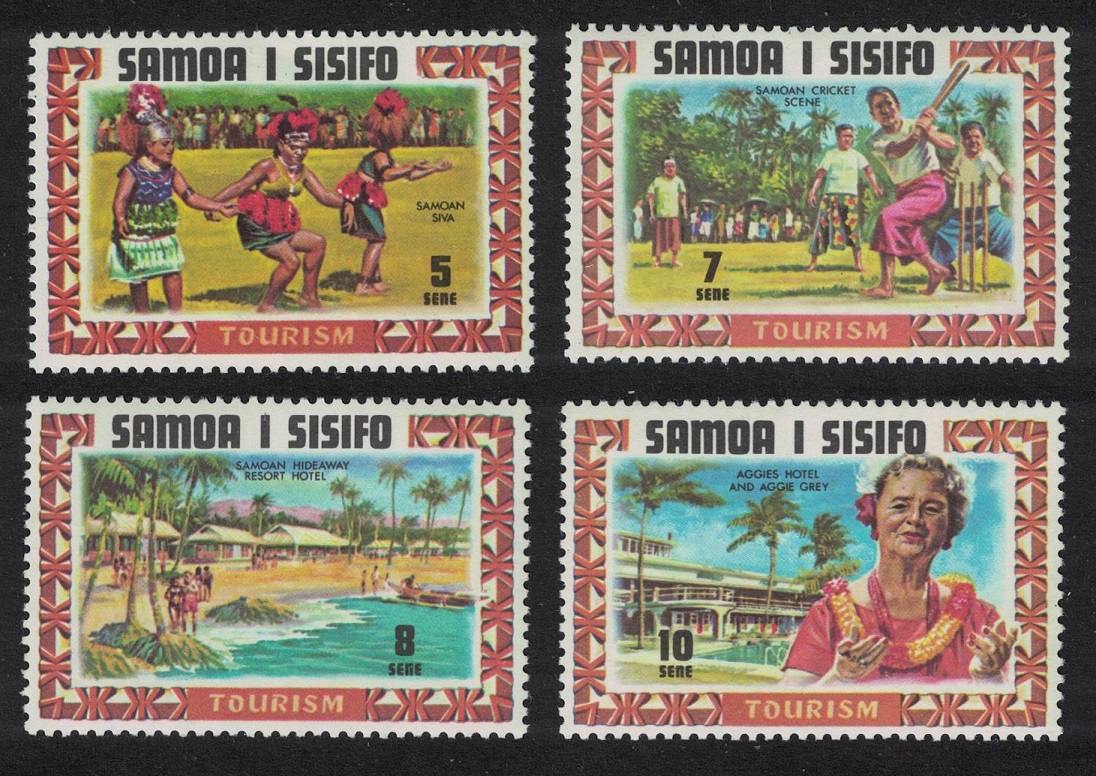 Samoa Tourism 4v 1971 MNH SG#365-368