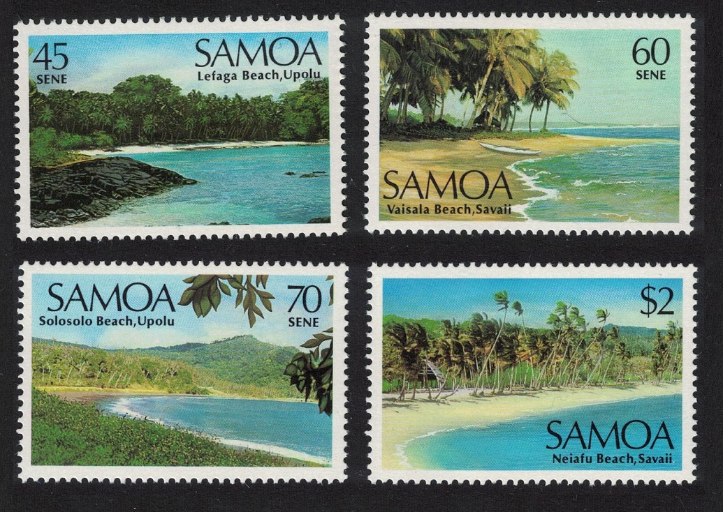 Samoa Coastal Scenes 4v 1987 MNH SG#754-757 Sc#697-700