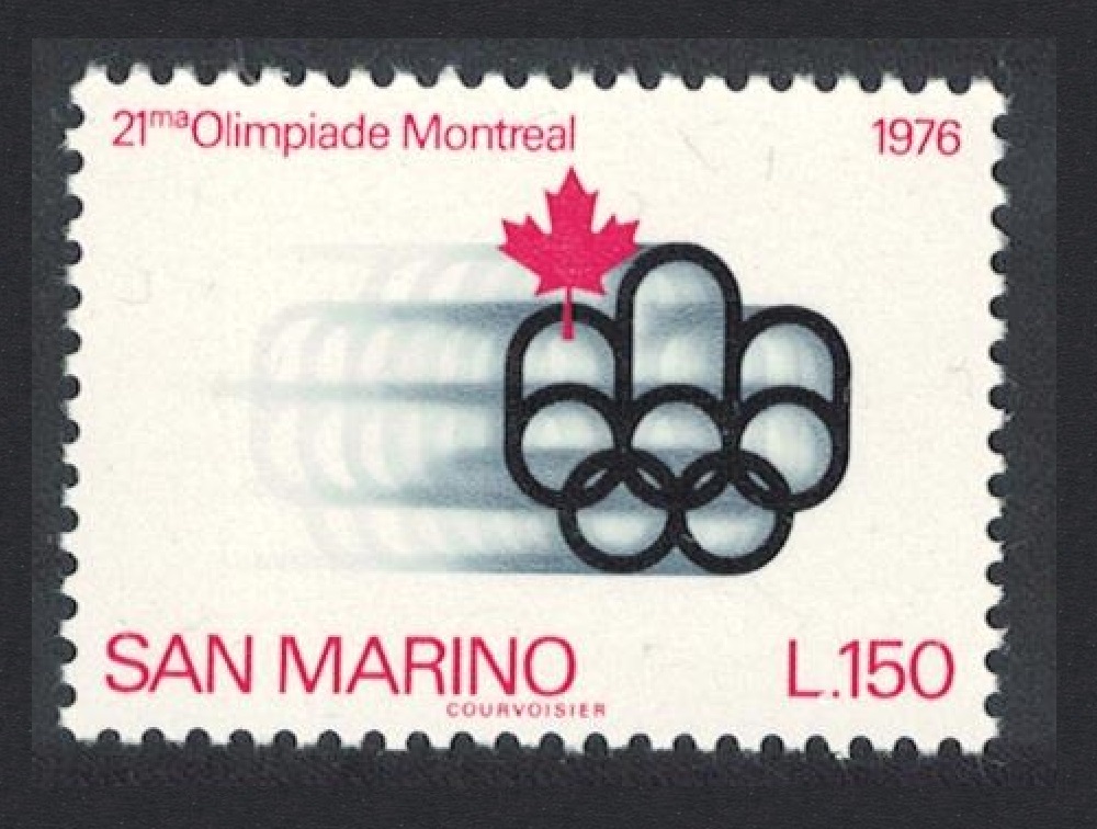 San Marino Olympic Games Montreal 1976 MNH SG#1059