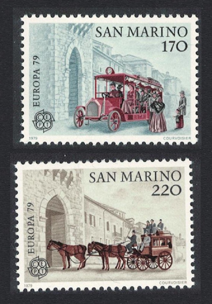 San Marino Postal Service Europa 2v 1979 MNH SG#1105-1106 Sc#945-946