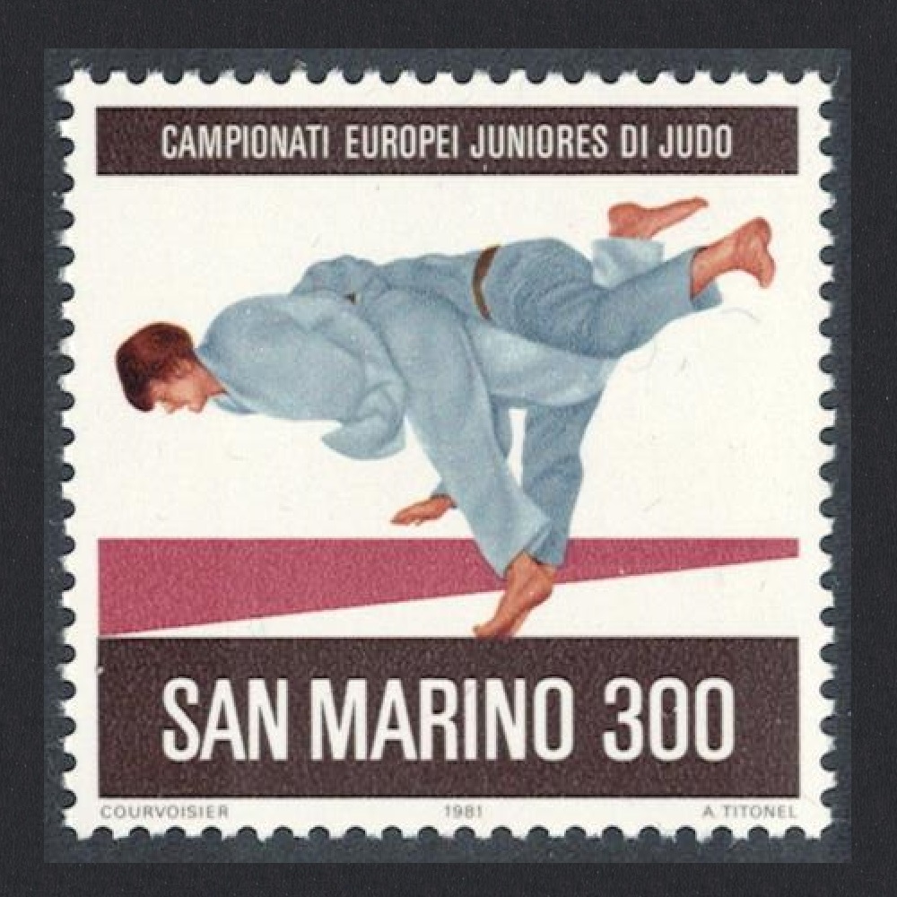 San Marino European Junior Judo Championships San Marino 1981 MNH SG#1170