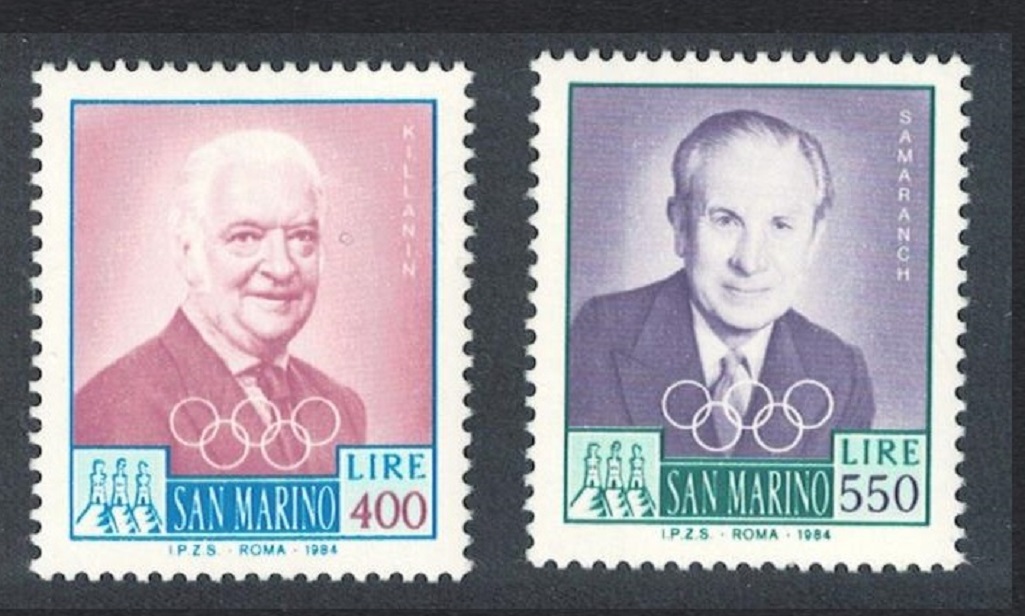 San Marino 90th Anniversary of International Olympic Committee 2v 1984 MNH SG#1222-1223