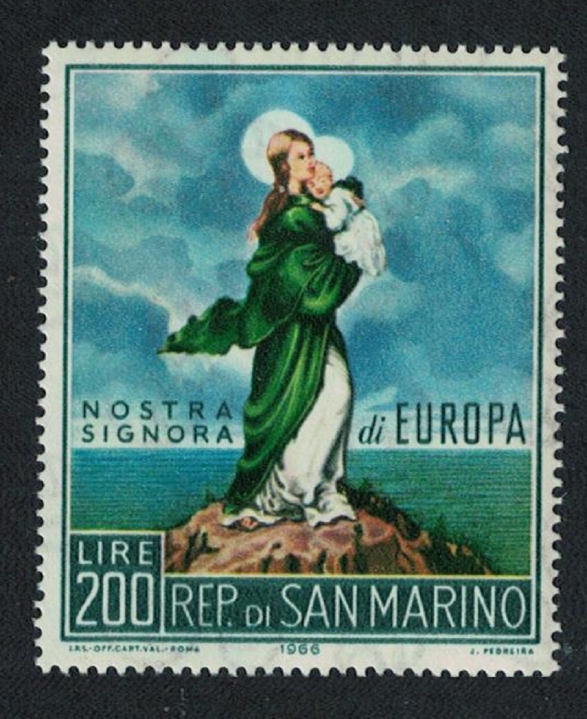 San Marino Our Lady of Europe 1966 MNH SG#814